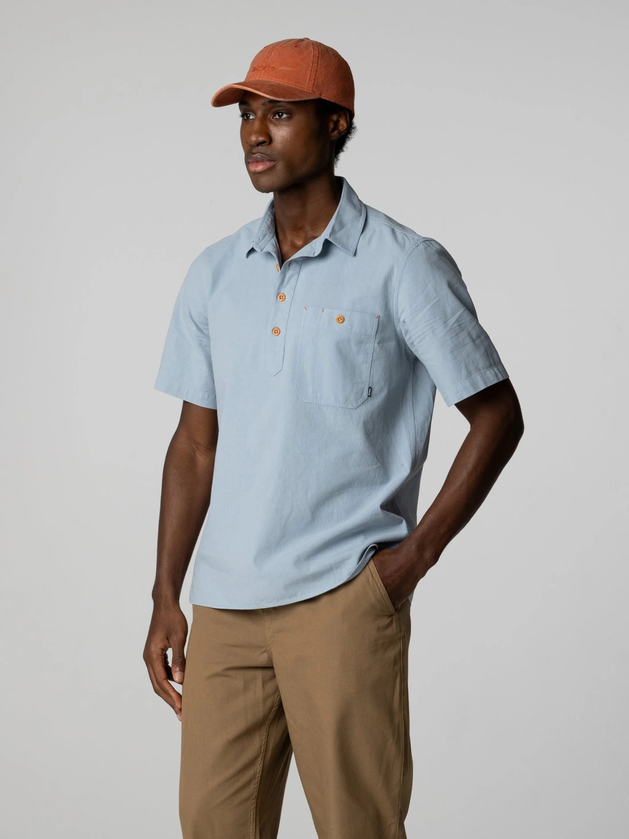 Men's Hendra Pop Over Shirt - Image 2