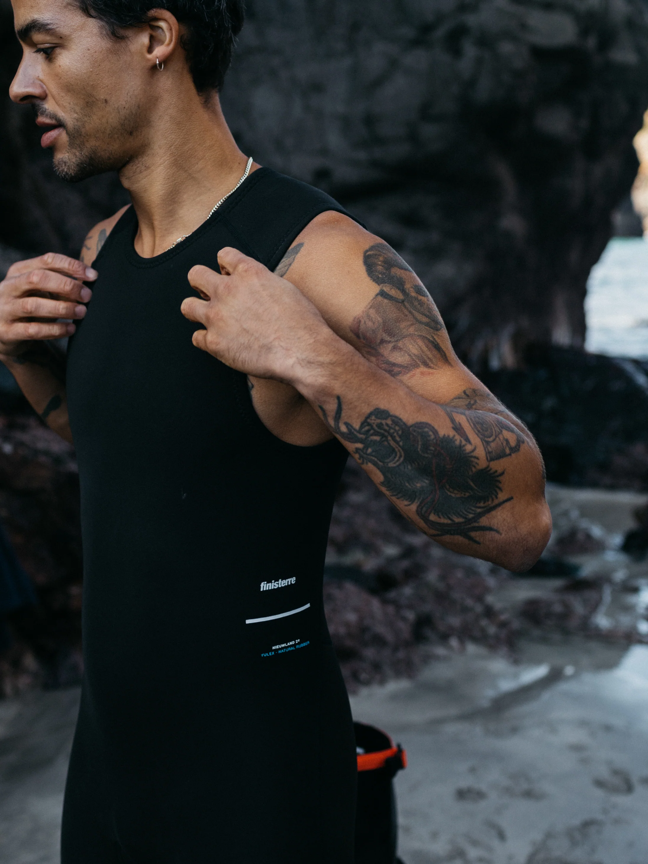 Men's Nieuwland 2mm Yulex® Sleeveless Shorty Wetsuit - Image 4