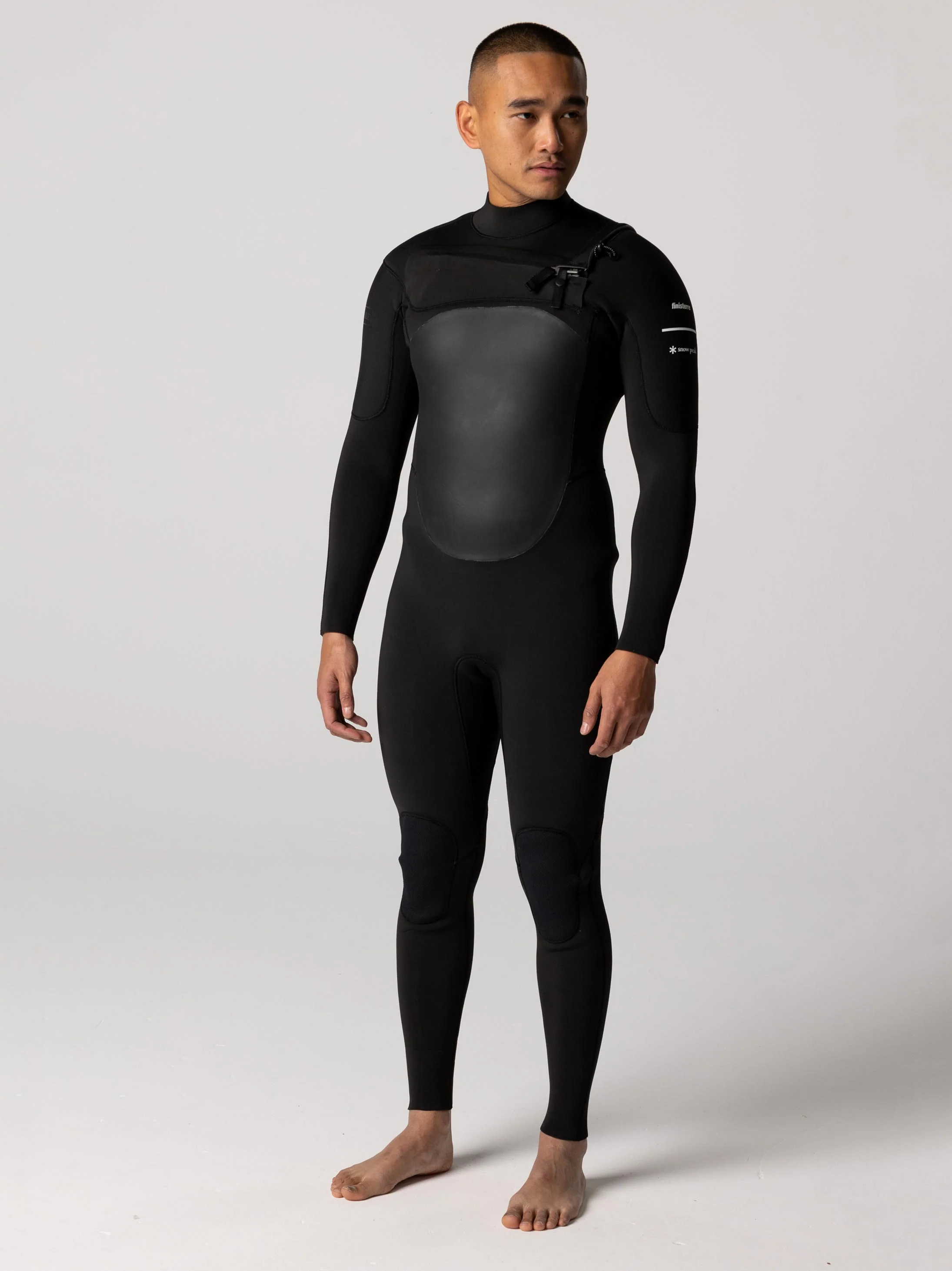 Men's Finisterre + Snow Peak 3.5/2.5mm Yulex® Chest Zip Wetsuit - Image 4
