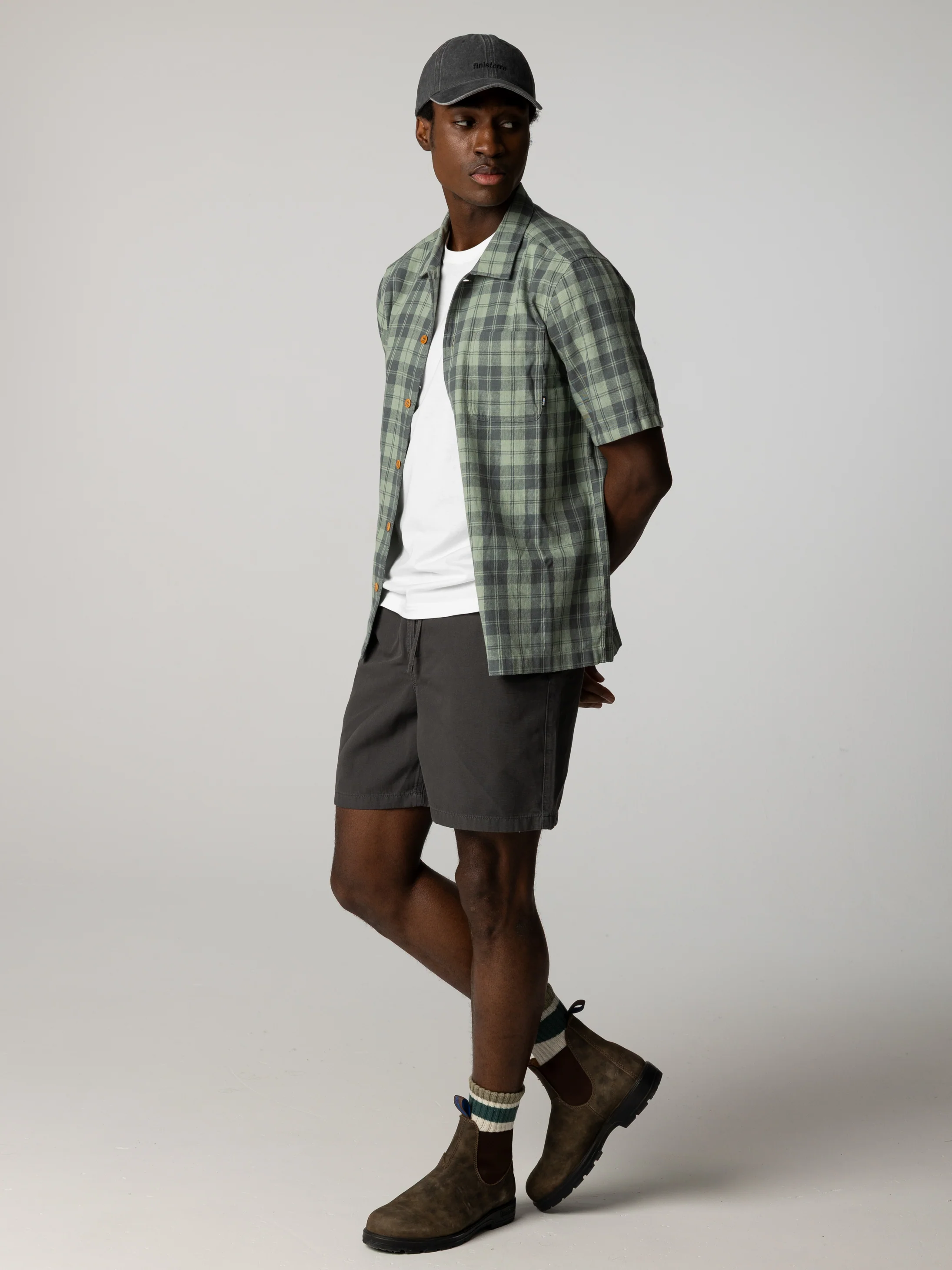 Men's Cardew Checked Short Sleeve Shirt - Image 4