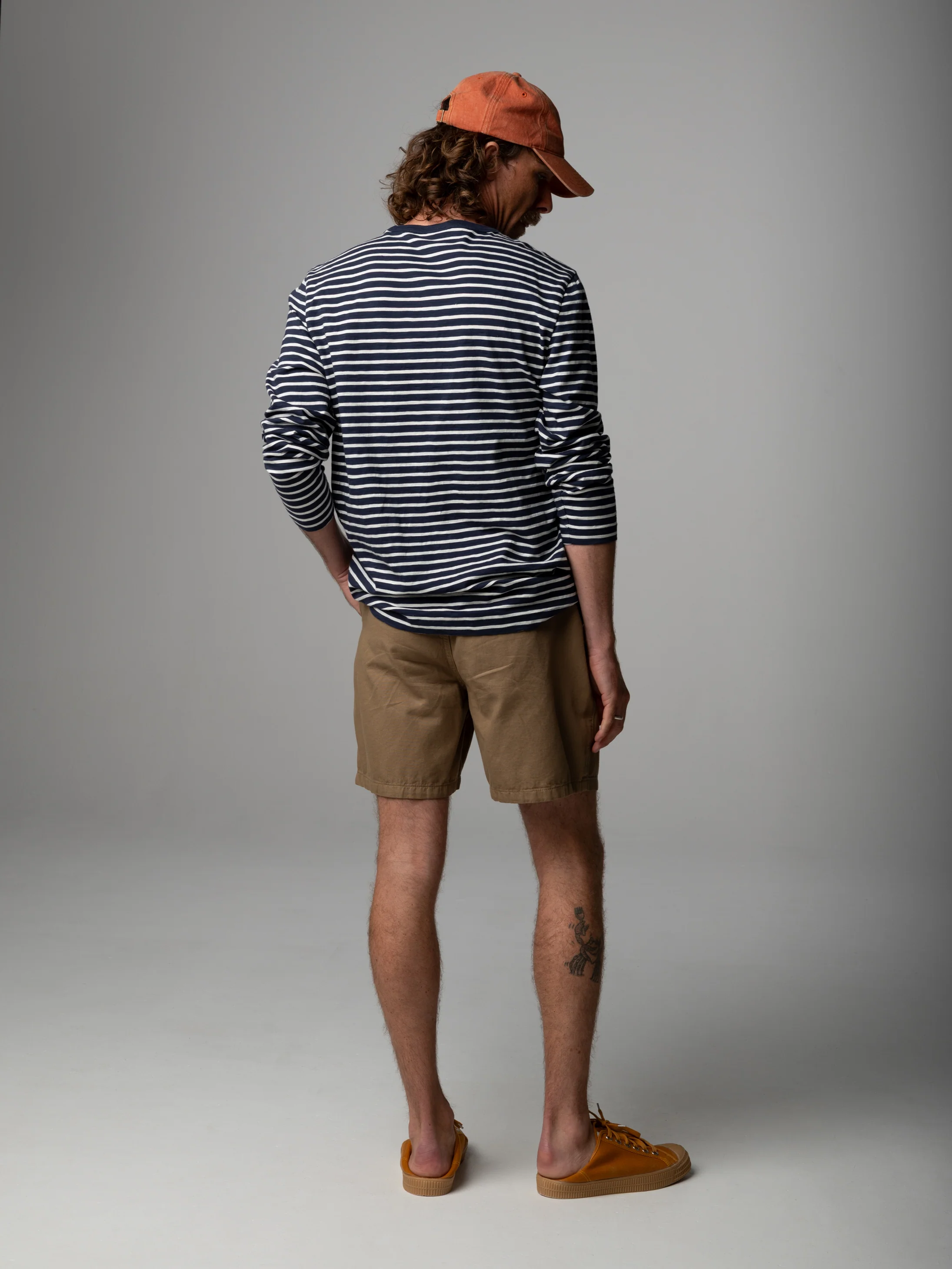 Men's Channel Stripe Long Sleeve T-Shirt - Image 6