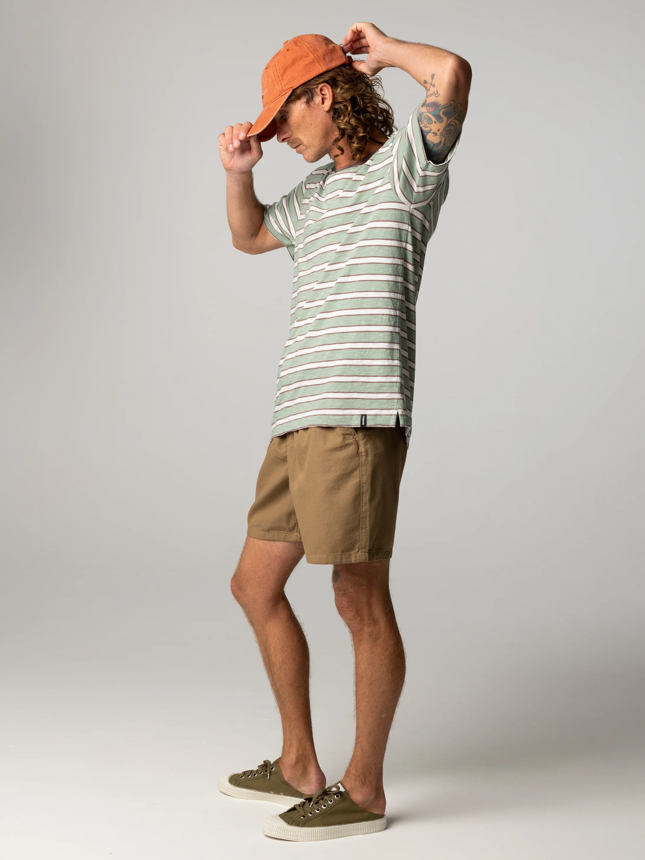 Men's Channel Stripe Short Sleeve T-Shirt - Image 5