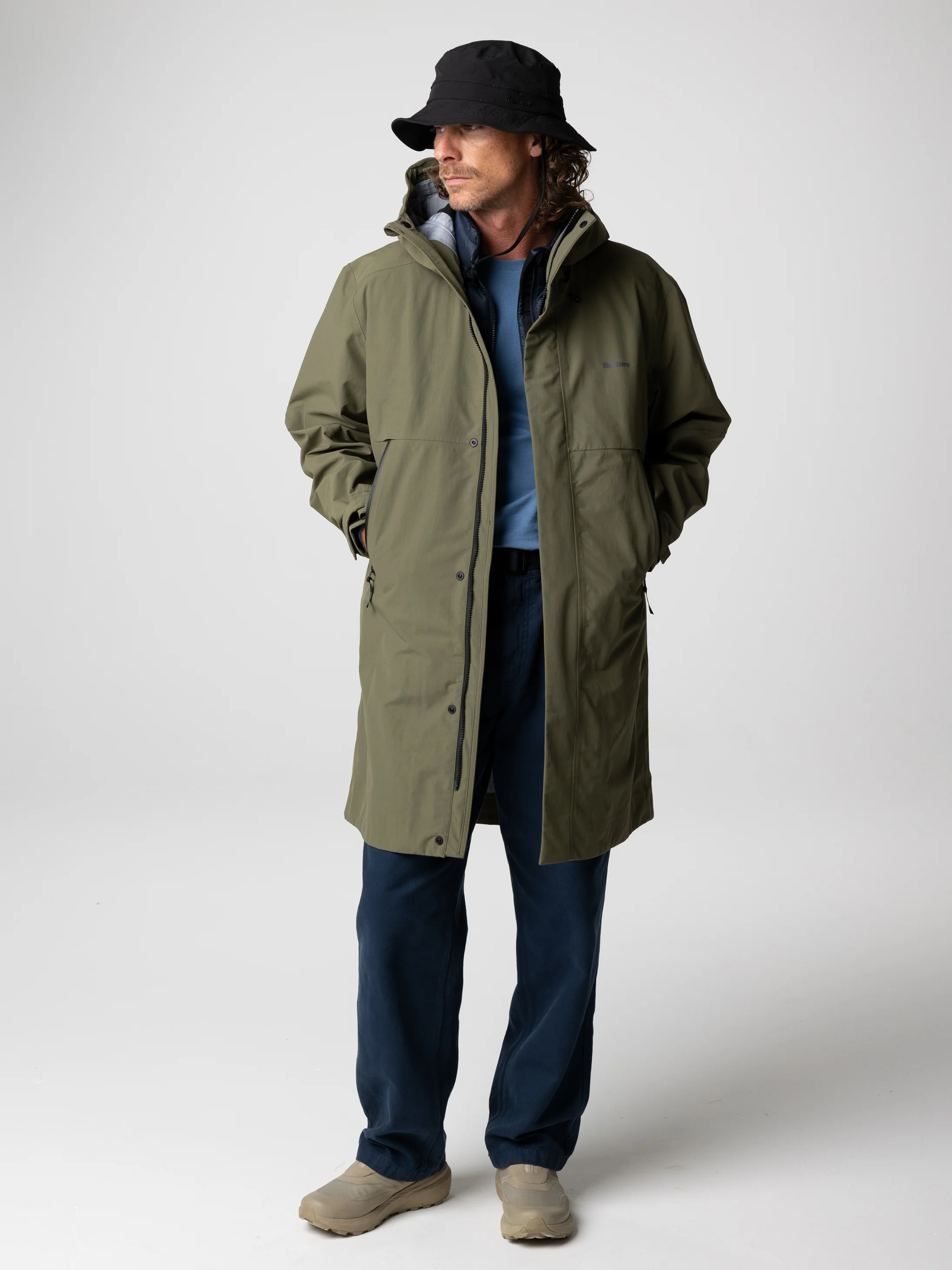 Men's Longline Stormbird Waterproof Jacket - Image 3