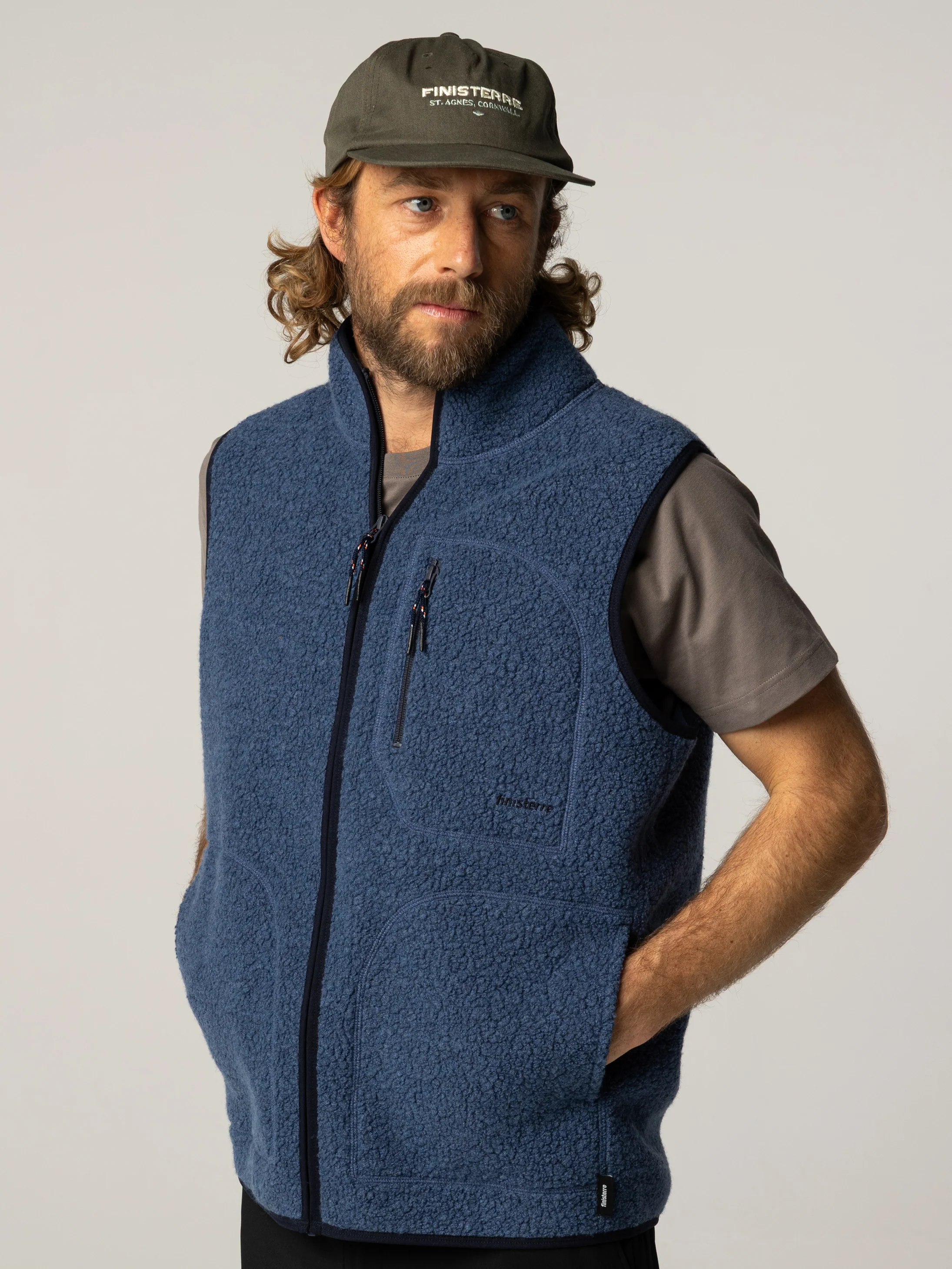 Men's Portell Wool Fleece Gilet - Image 2