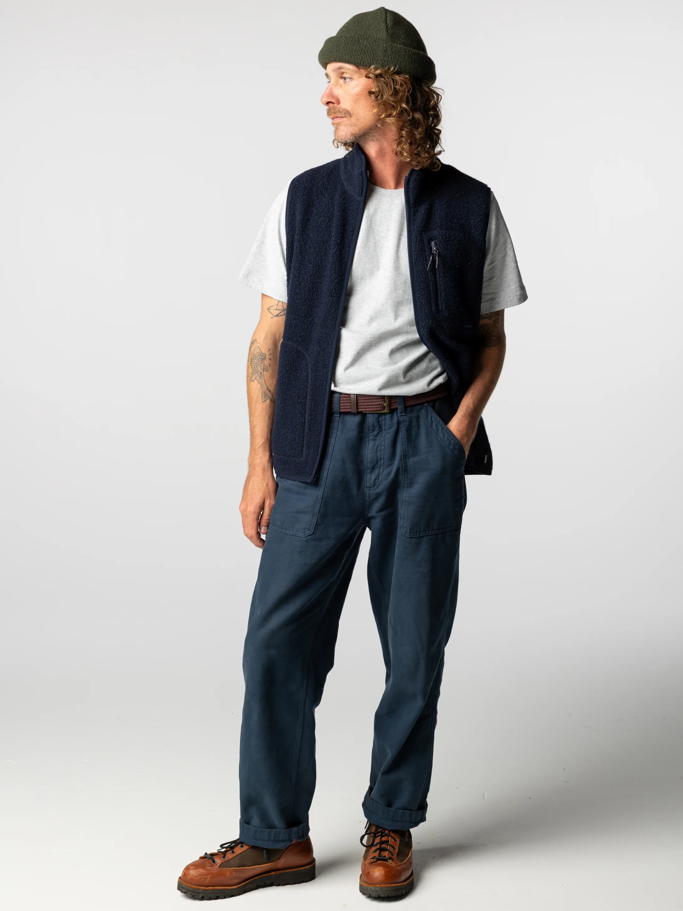Men's Portell Wool Fleece Gilet - Image 4