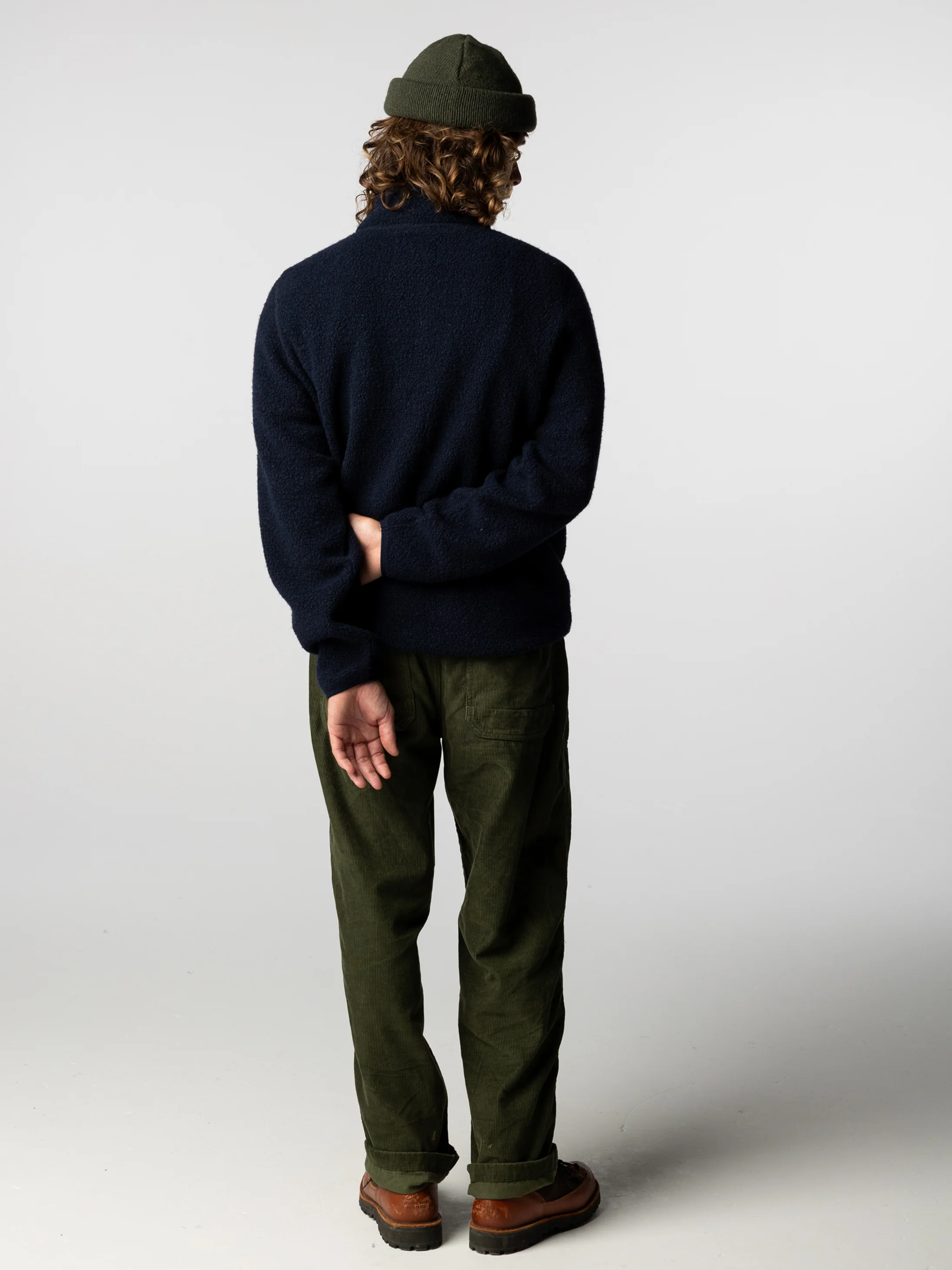 Men's Portell Wool 1/4 Zip Fleece - Image 5