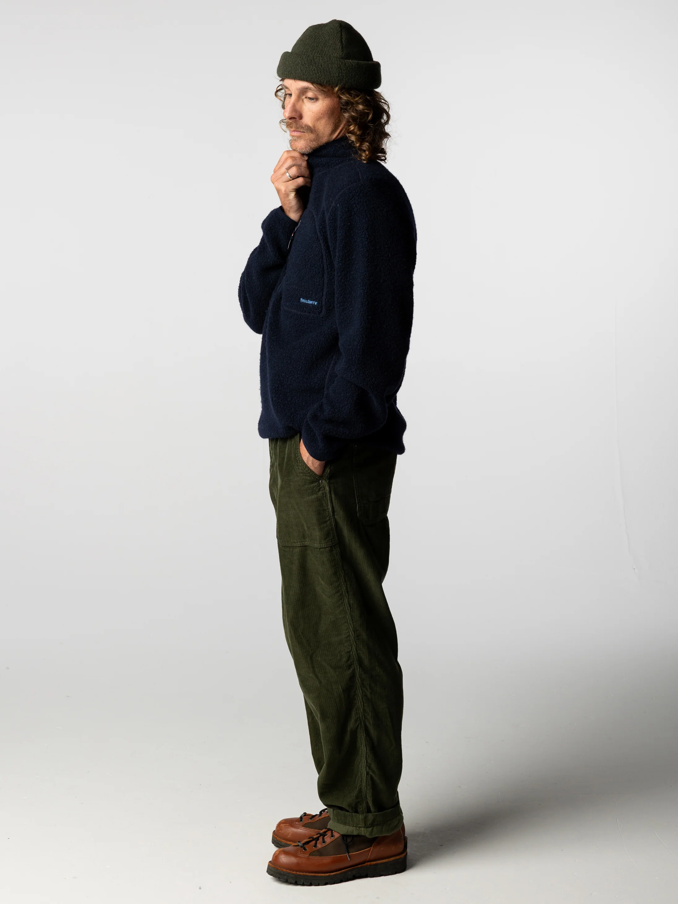 Men's Portell Wool 1/4 Zip Fleece - Image 6