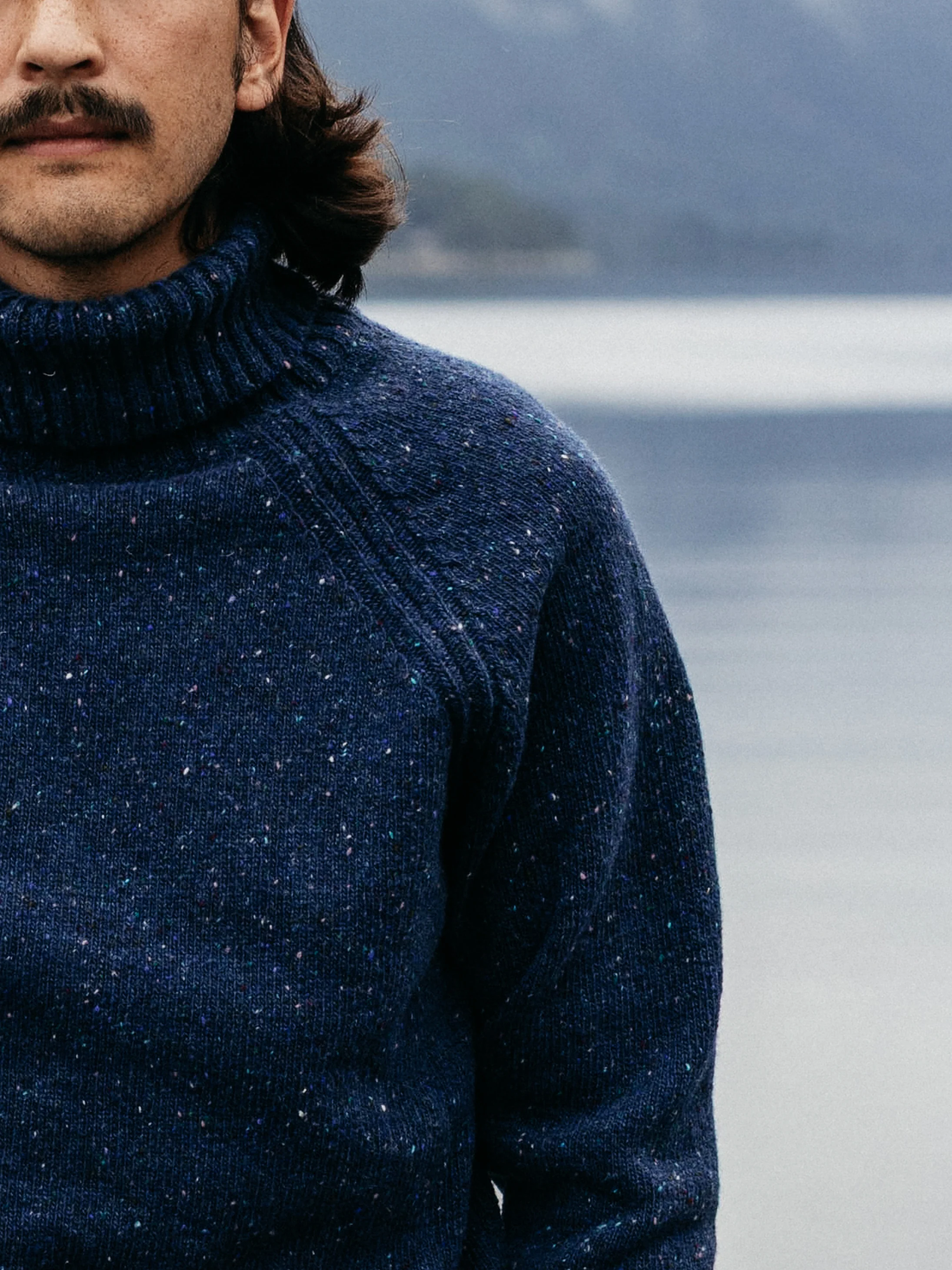 Men's Furlong Roll Neck Jumper - Image 3