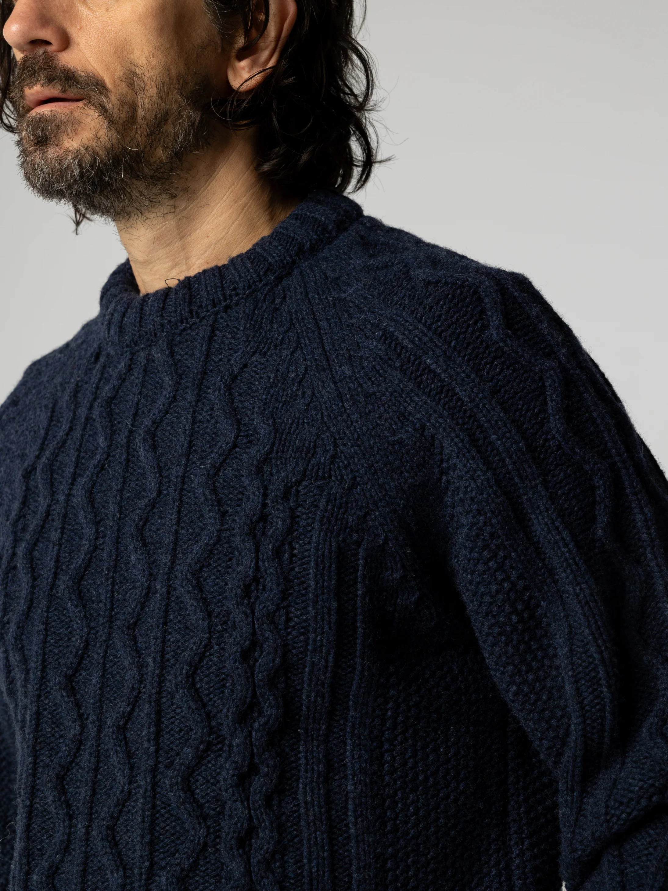 Men's Nova Aran Knit Jumper - Image 5