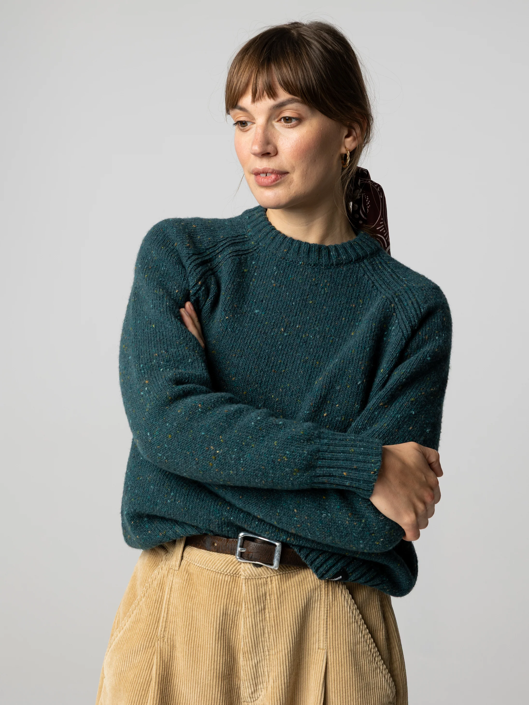 Women's Farne Crew Neck Knit Jumper - Image 3