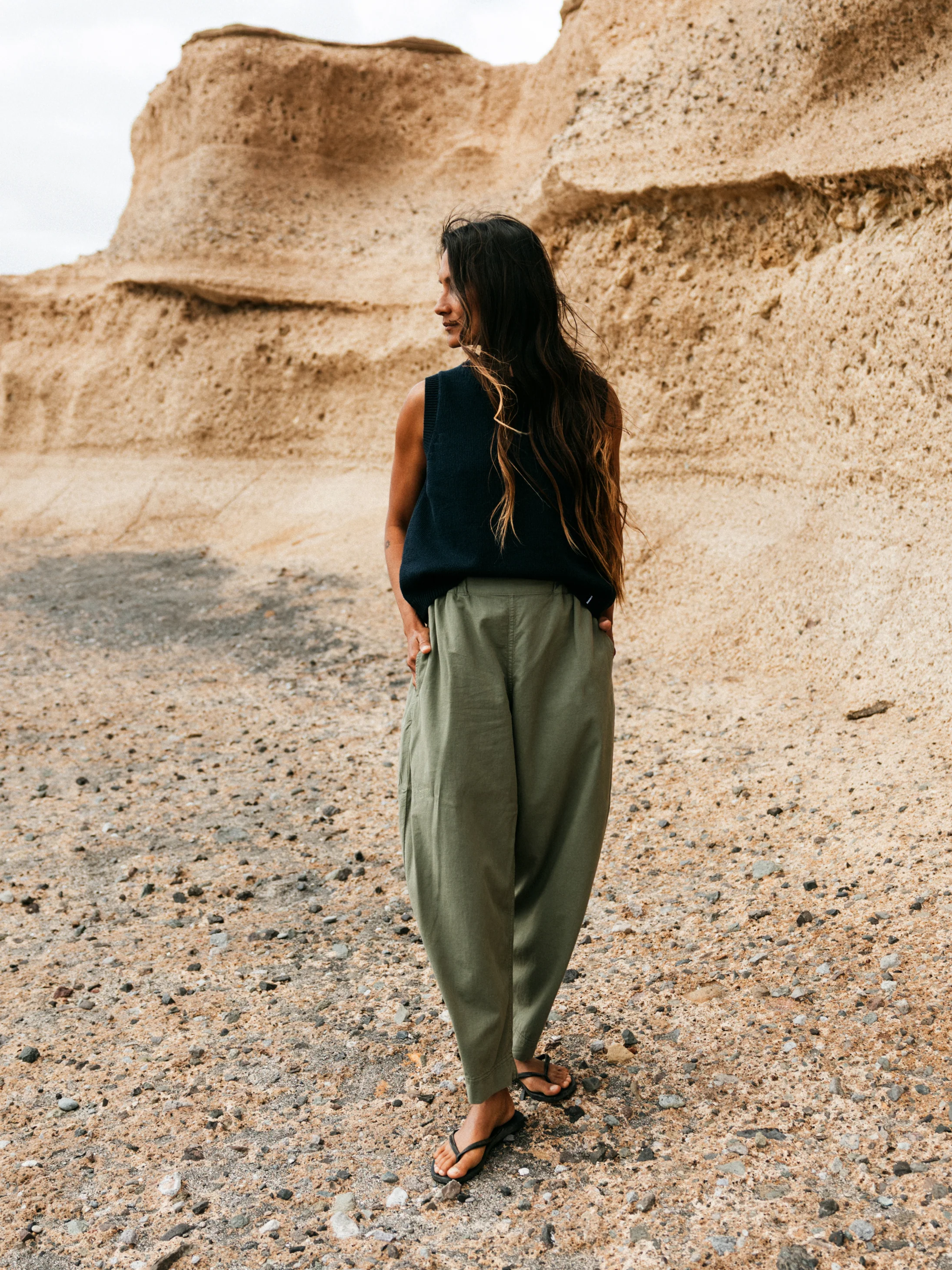 Women's Morva Hemp Barrel Trouser - Image 4