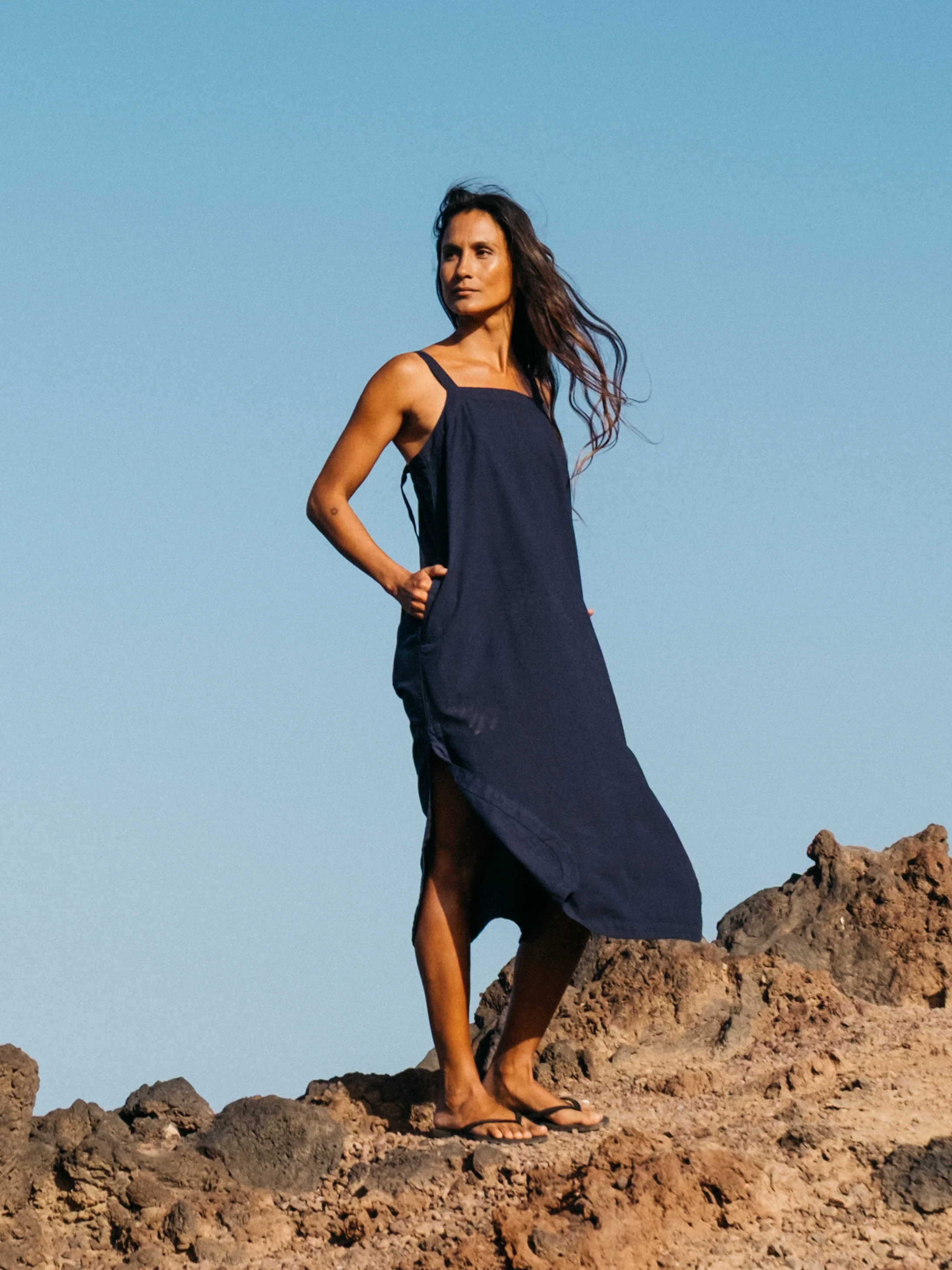 Women's Morva Cami Hemp Midi Dress - Image 2