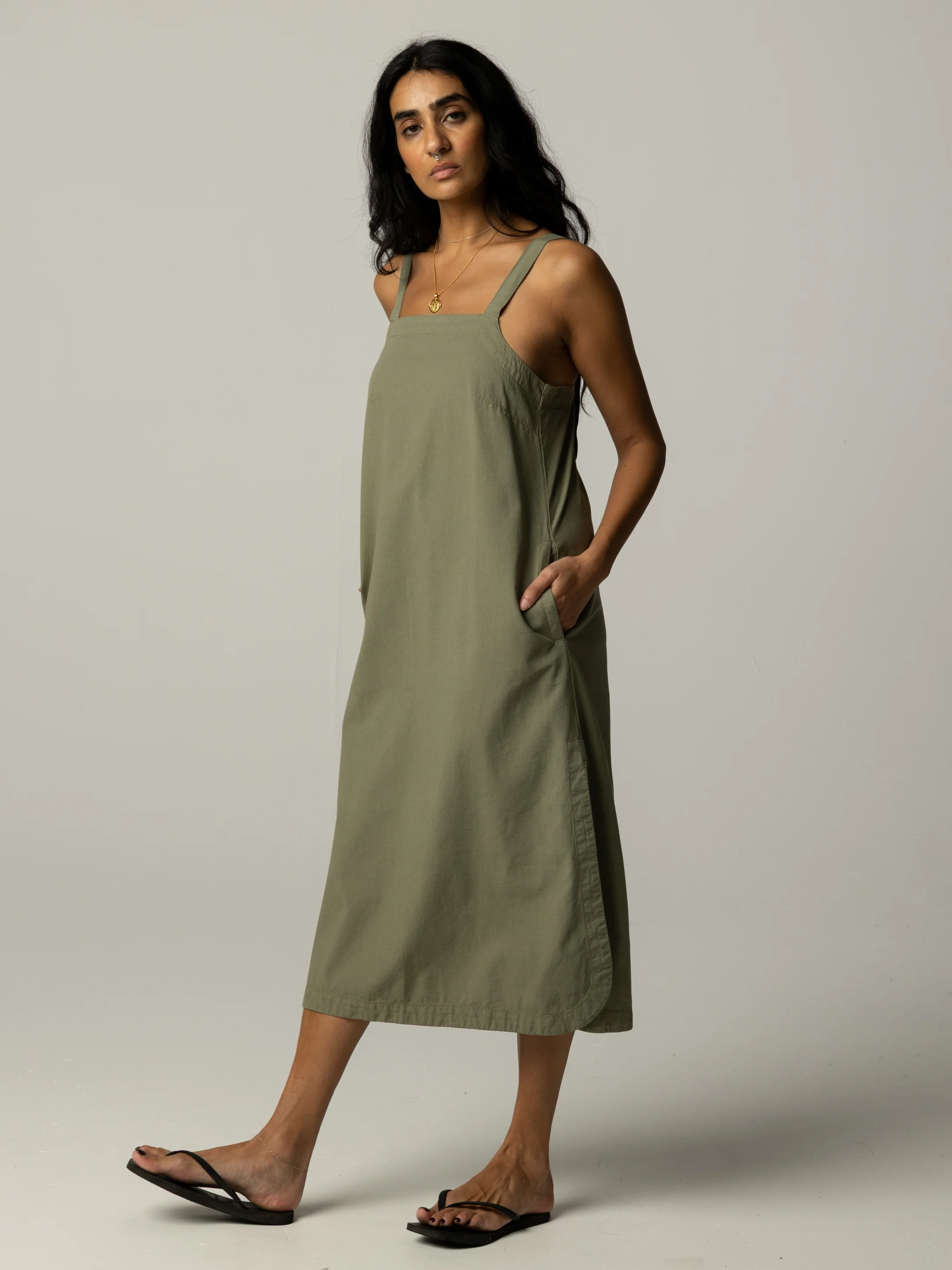 Women's Morva Cami Hemp Midi Dress - Image 2