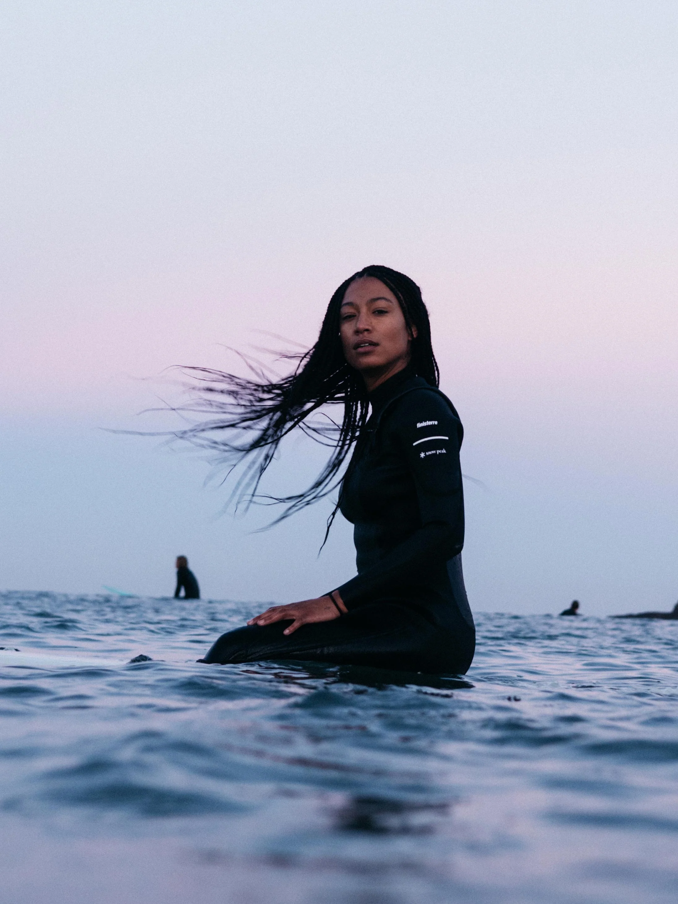Women's Finisterre + Snow Peak 3.5/2.5mm Yulex® Chest Zip Wetsuit - Image 8
