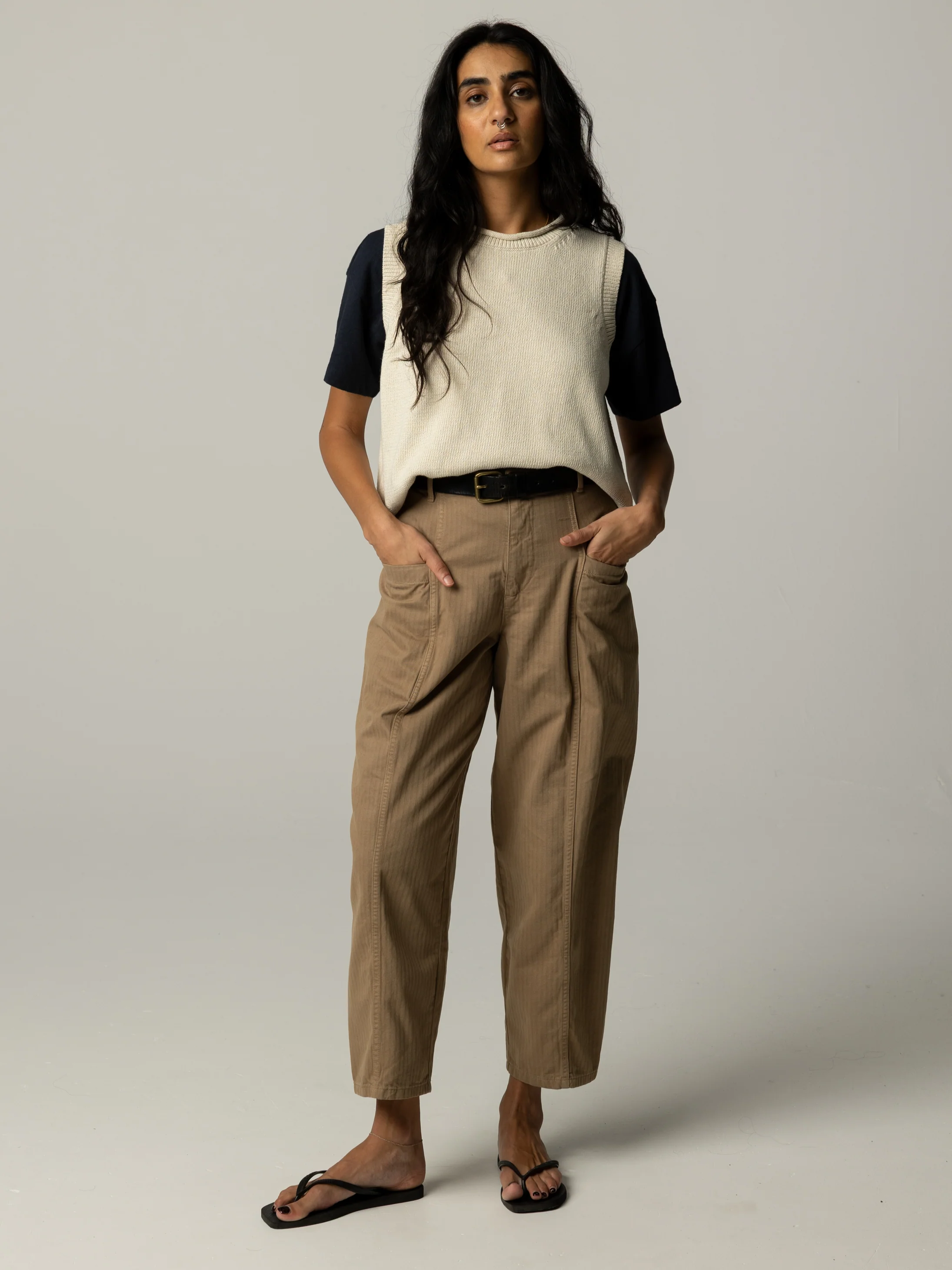 Women's Croft Workwear Barrel Trouser - Image 7