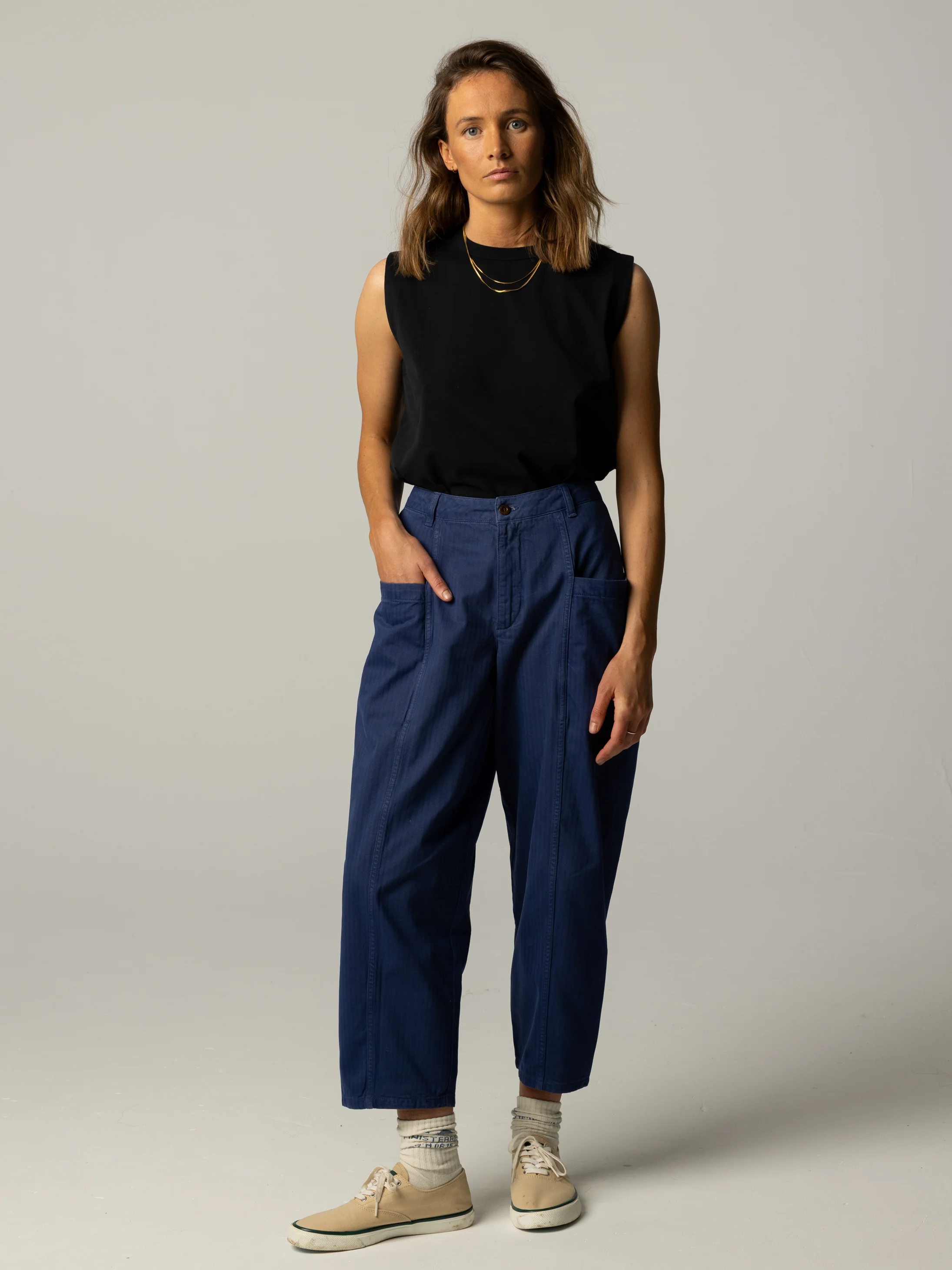 Women's Croft Workwear Barrel Trouser - Image 4