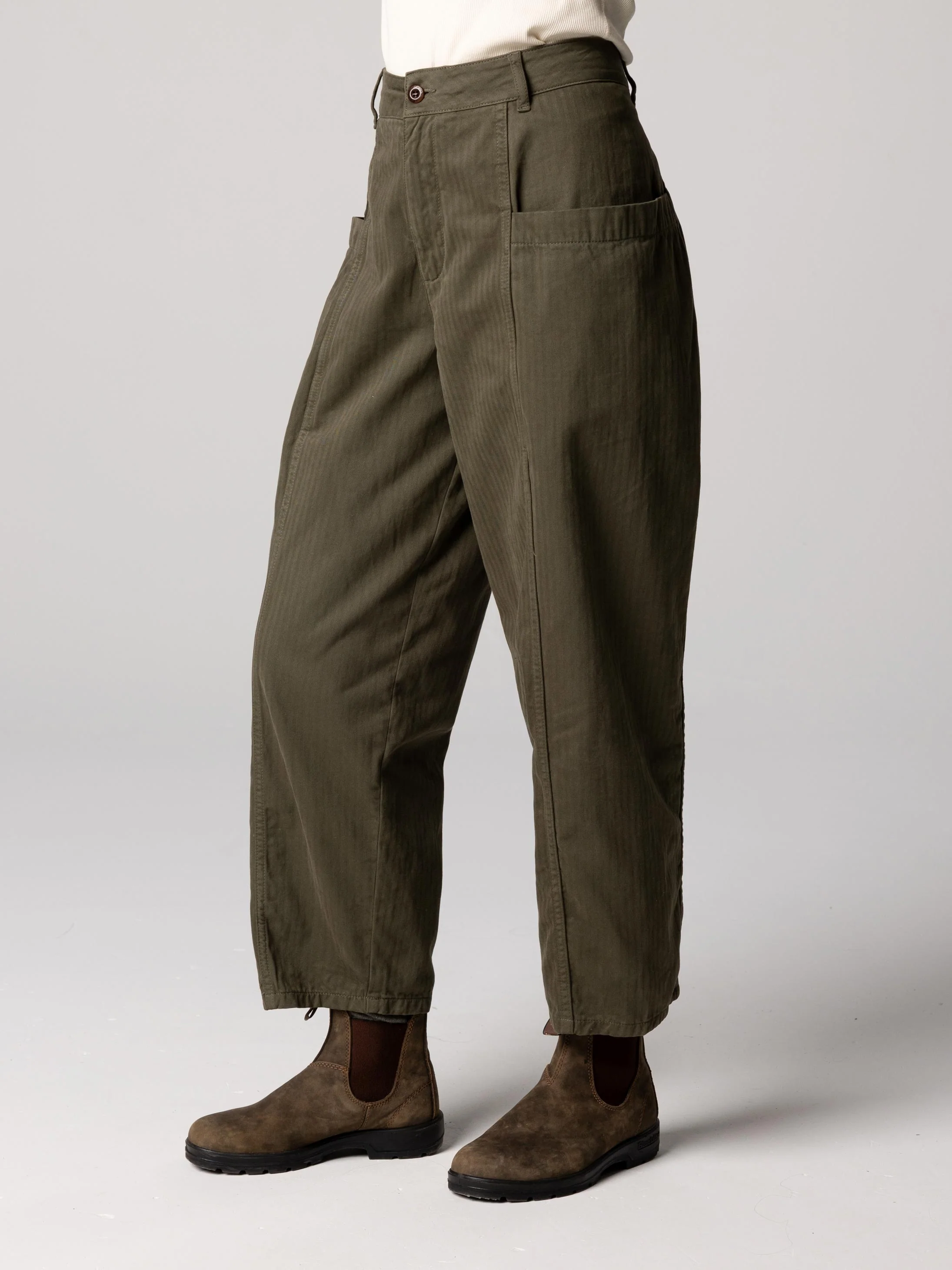 Women's Croft Workwear Barrel Trouser - Image 2