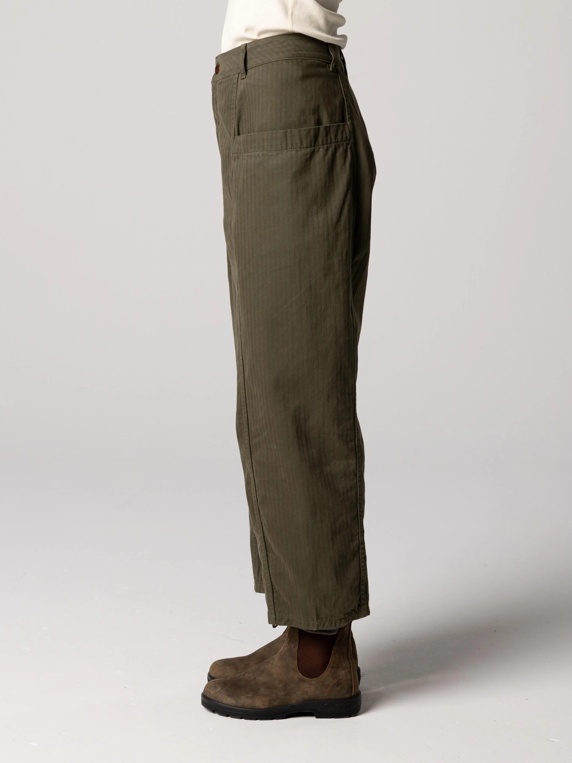 Women's Croft Workwear Barrel Trouser - Image 3