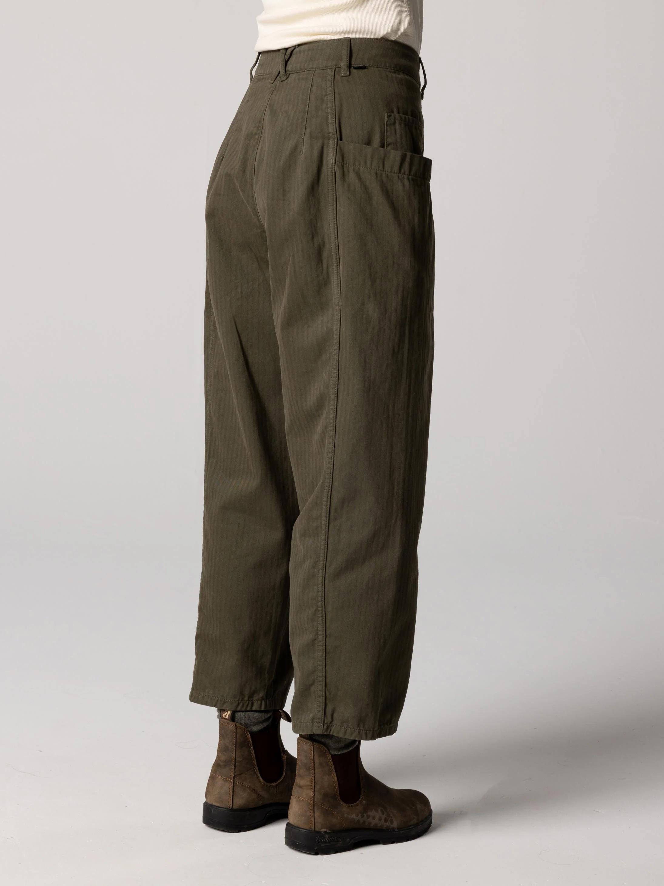 Women's Croft Workwear Barrel Trouser - Image 4
