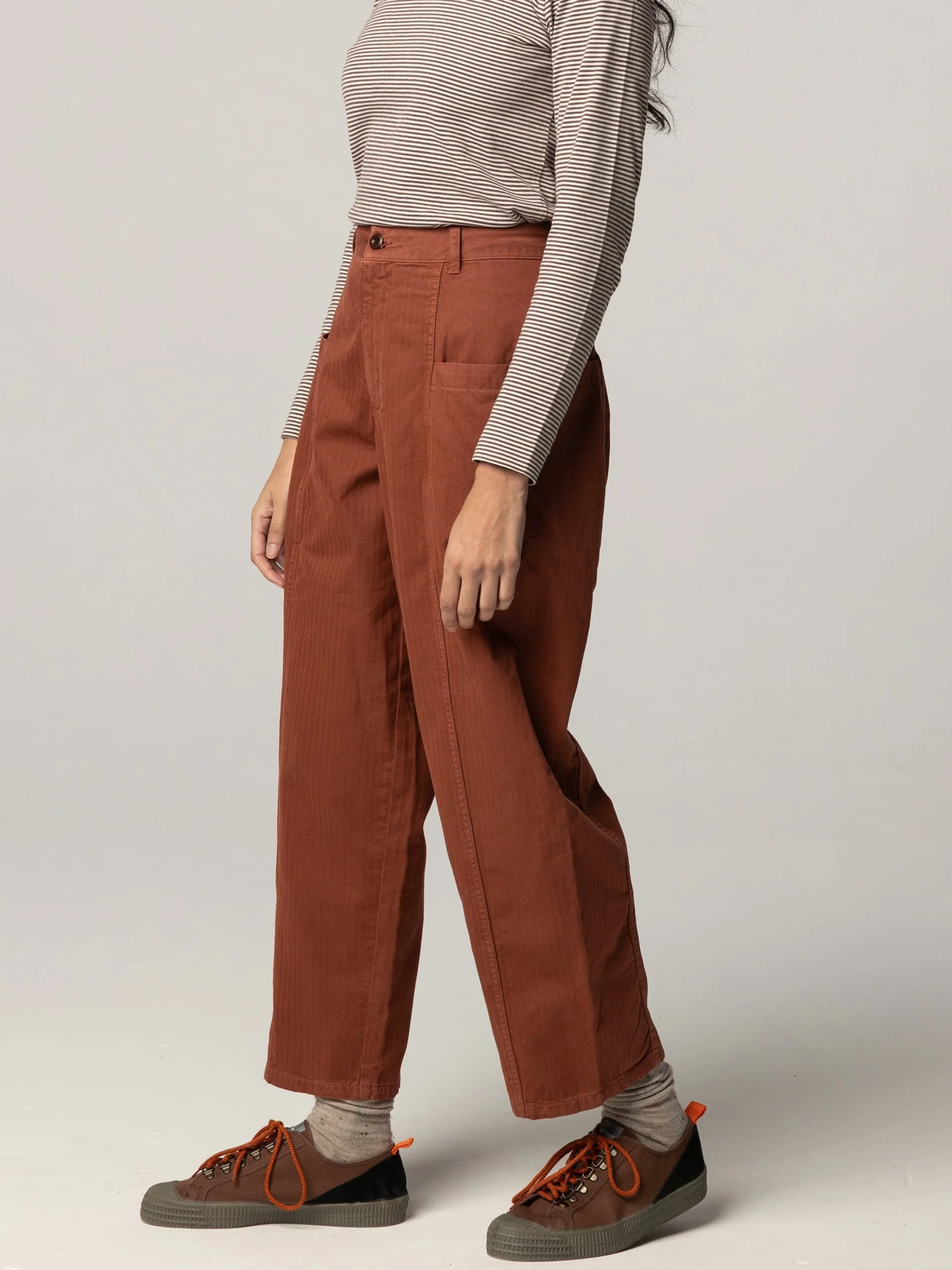 Women's Croft Workwear Barrel Trouser - Image 2