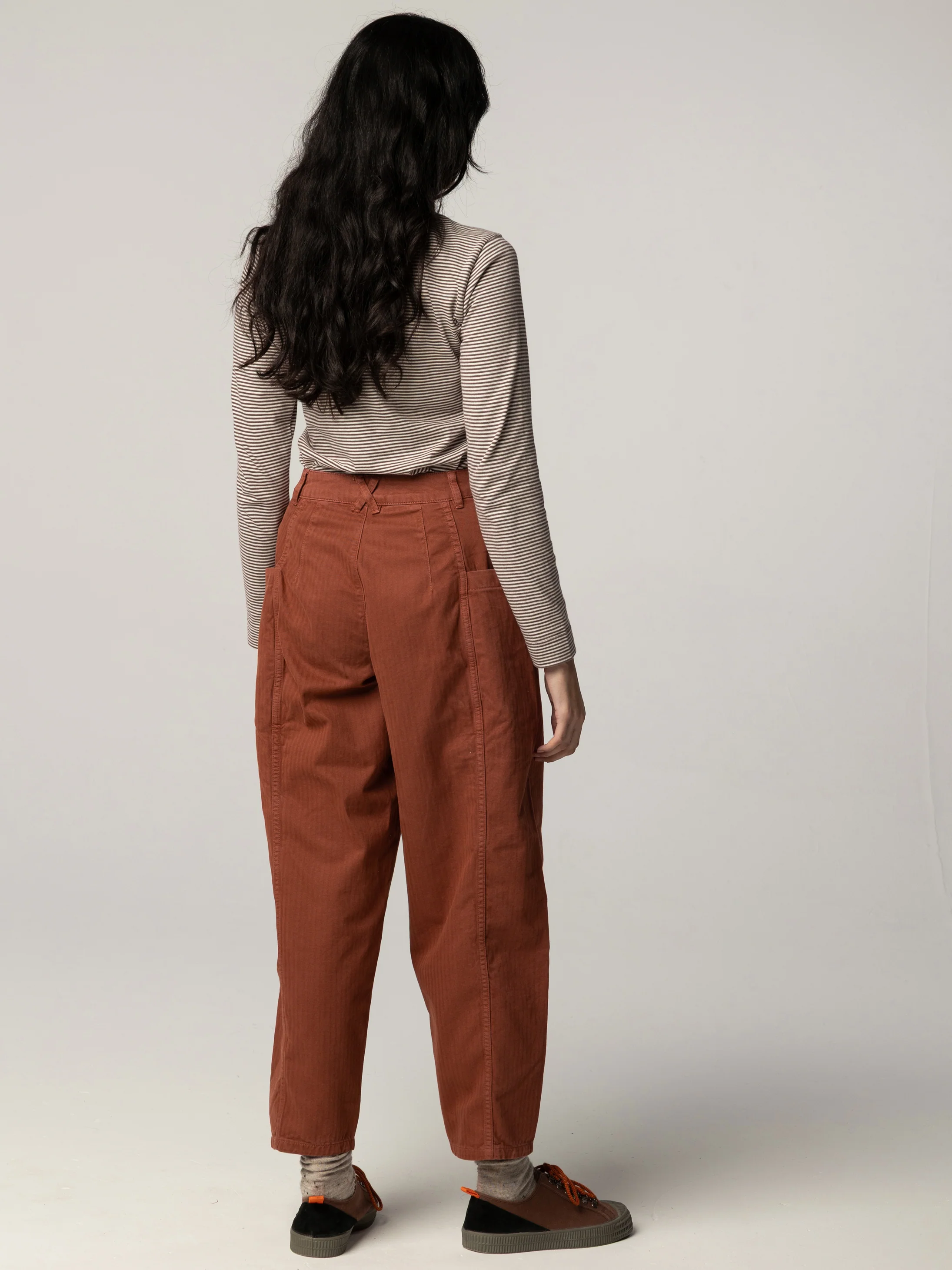 Women's Croft Workwear Barrel Trouser - Image 3