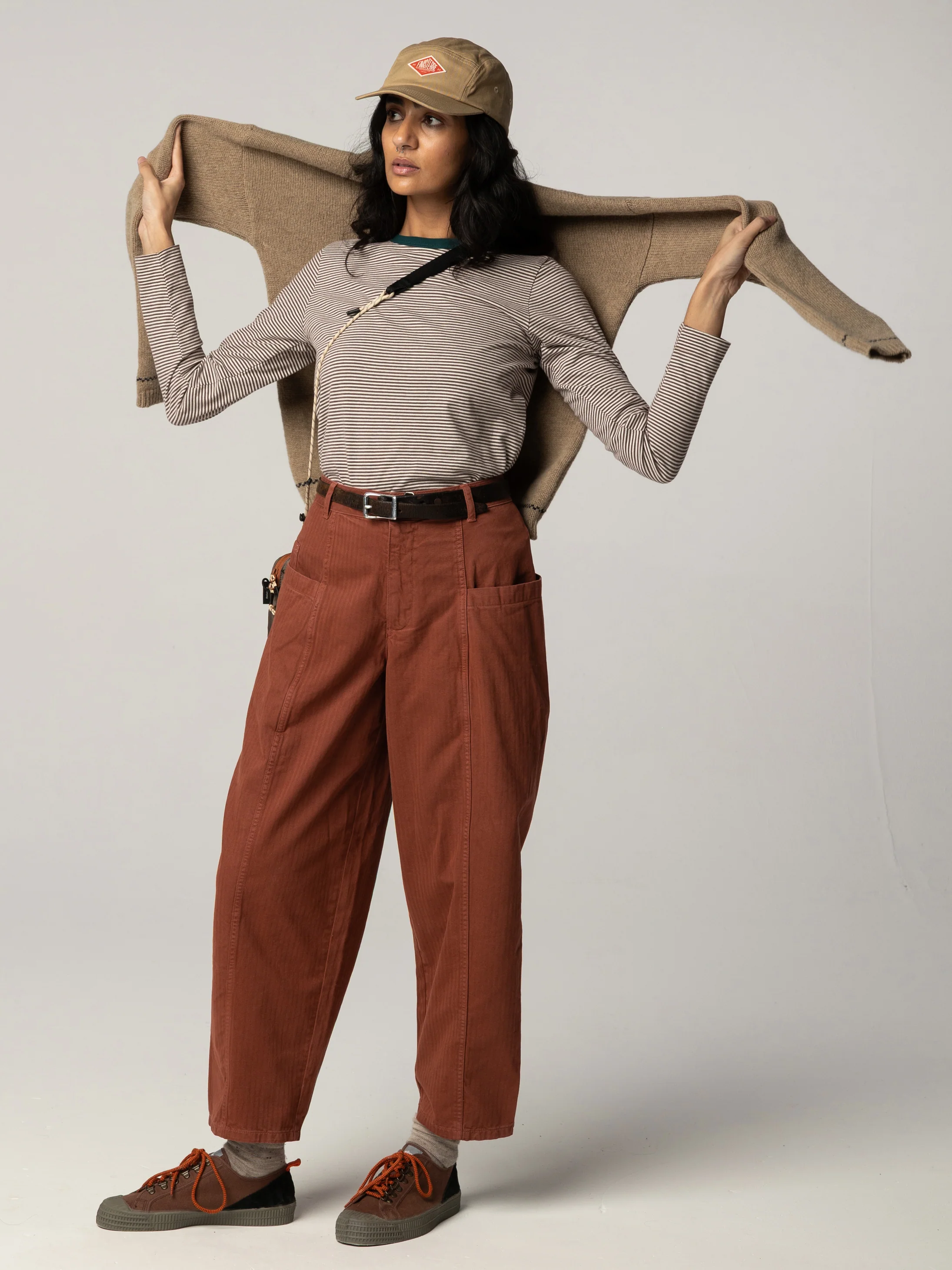 Women's Croft Workwear Barrel Trouser - Image 6