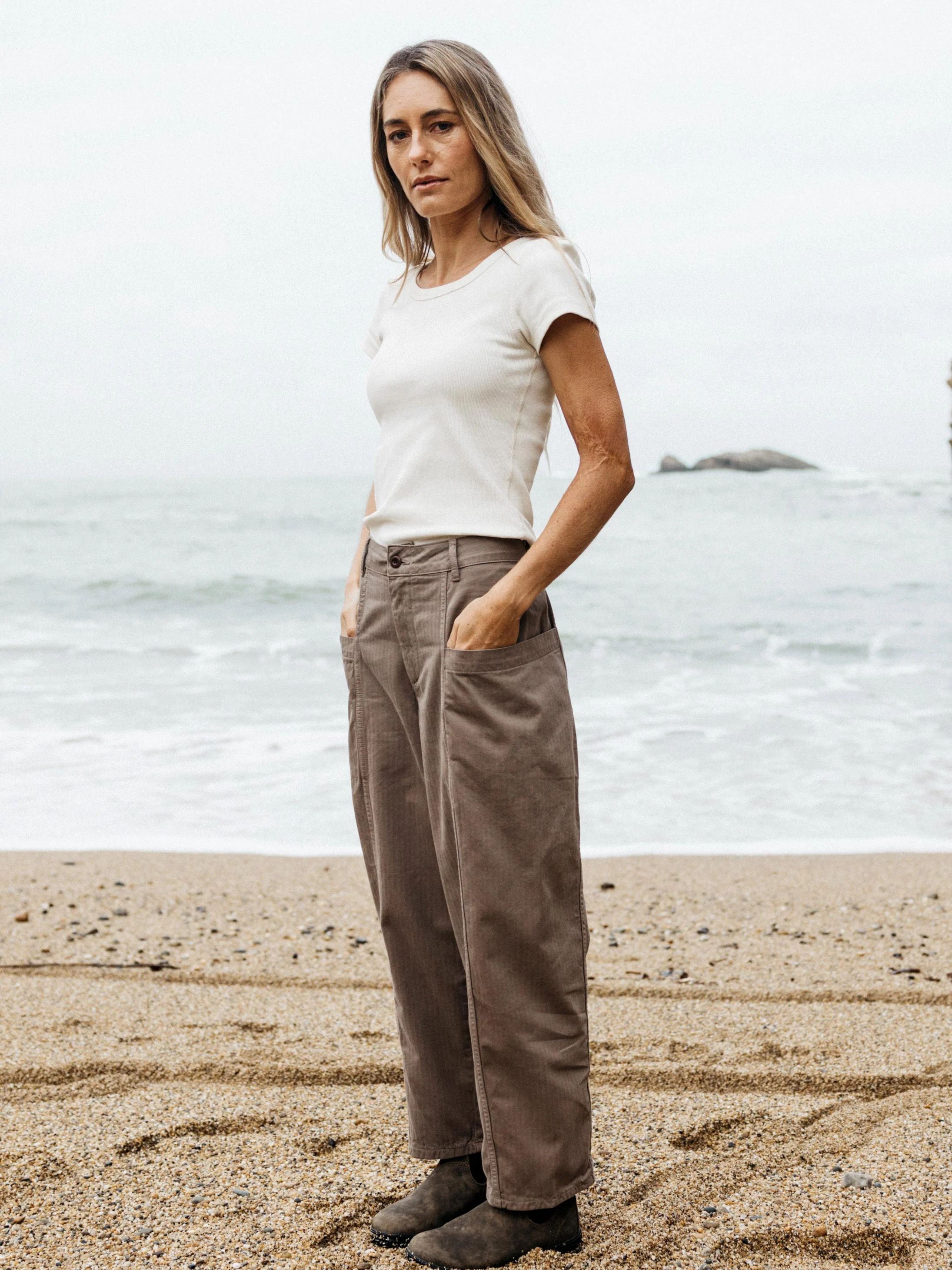 Women's Croft Workwear Barrel Trouser - Image 7