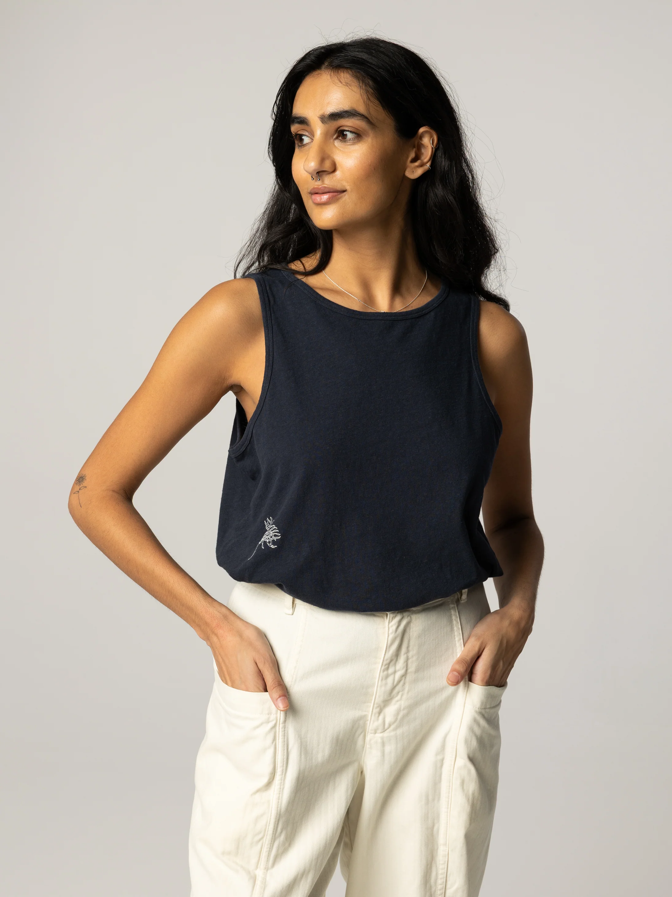 Women's Floral Marine Kea Vest - Image 2