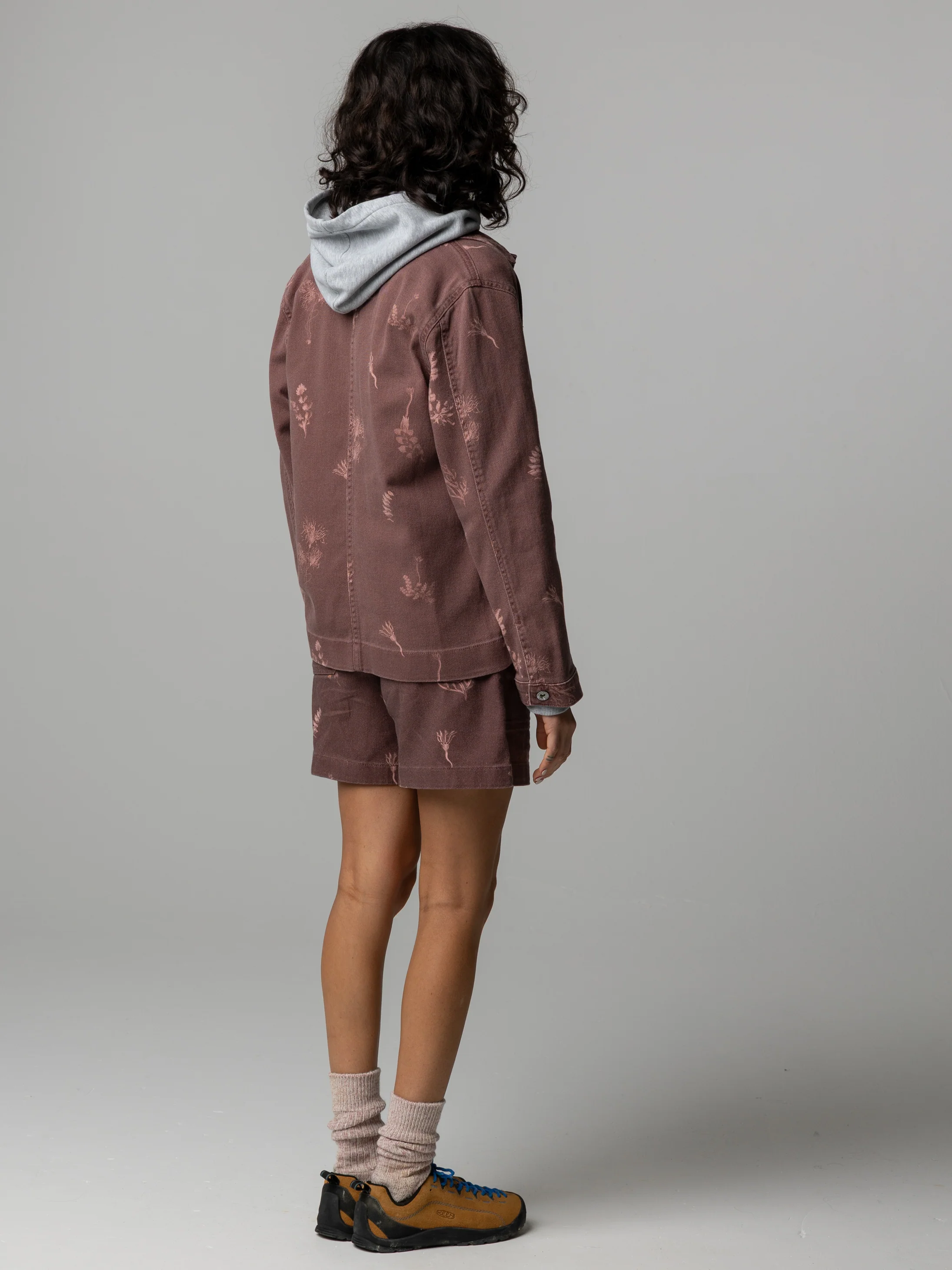 Women's Floral Marine Yarrel Printed Jacket - Image 6