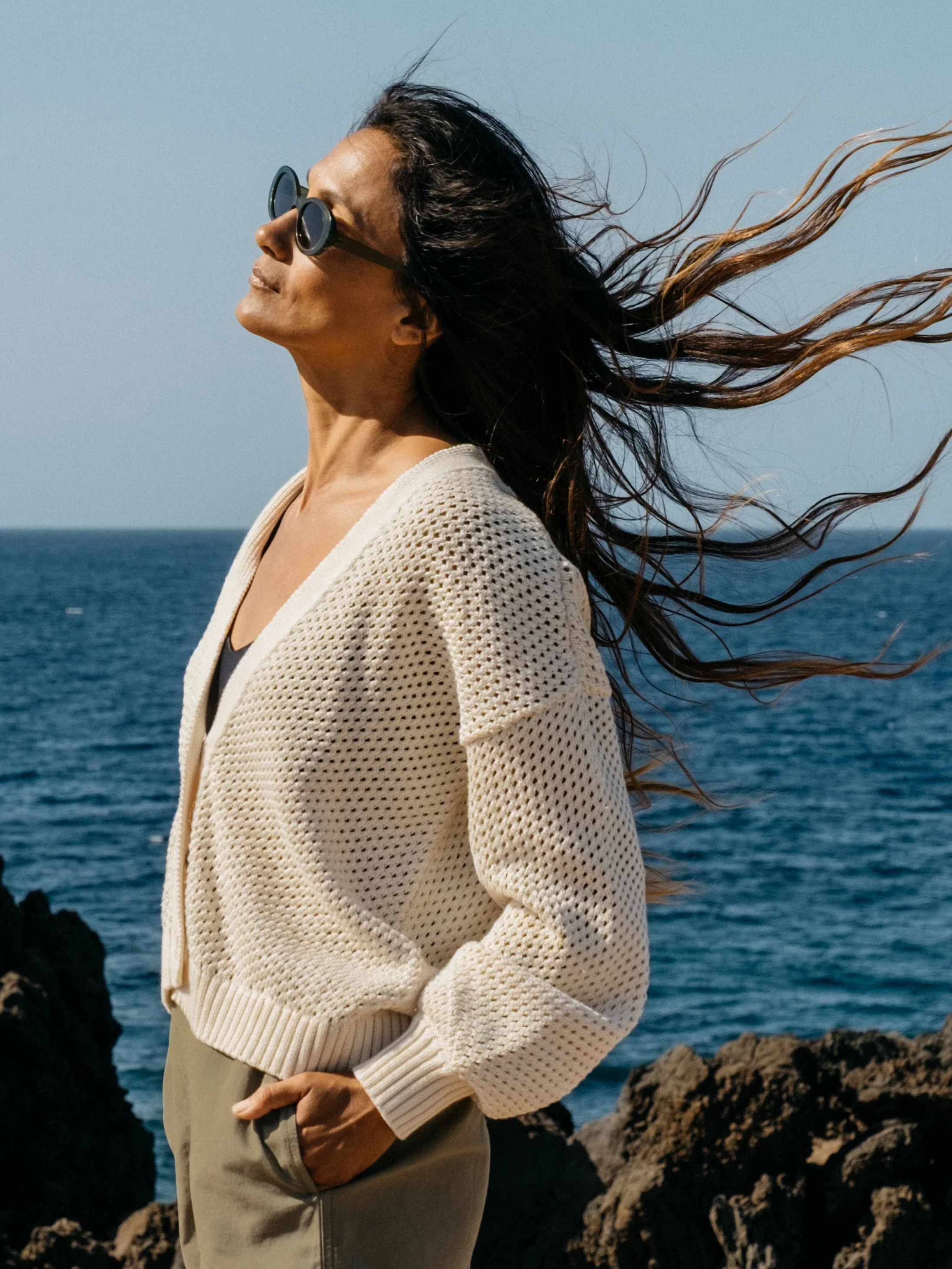 Women's Pol Open Stitch Cardigan - Image 2
