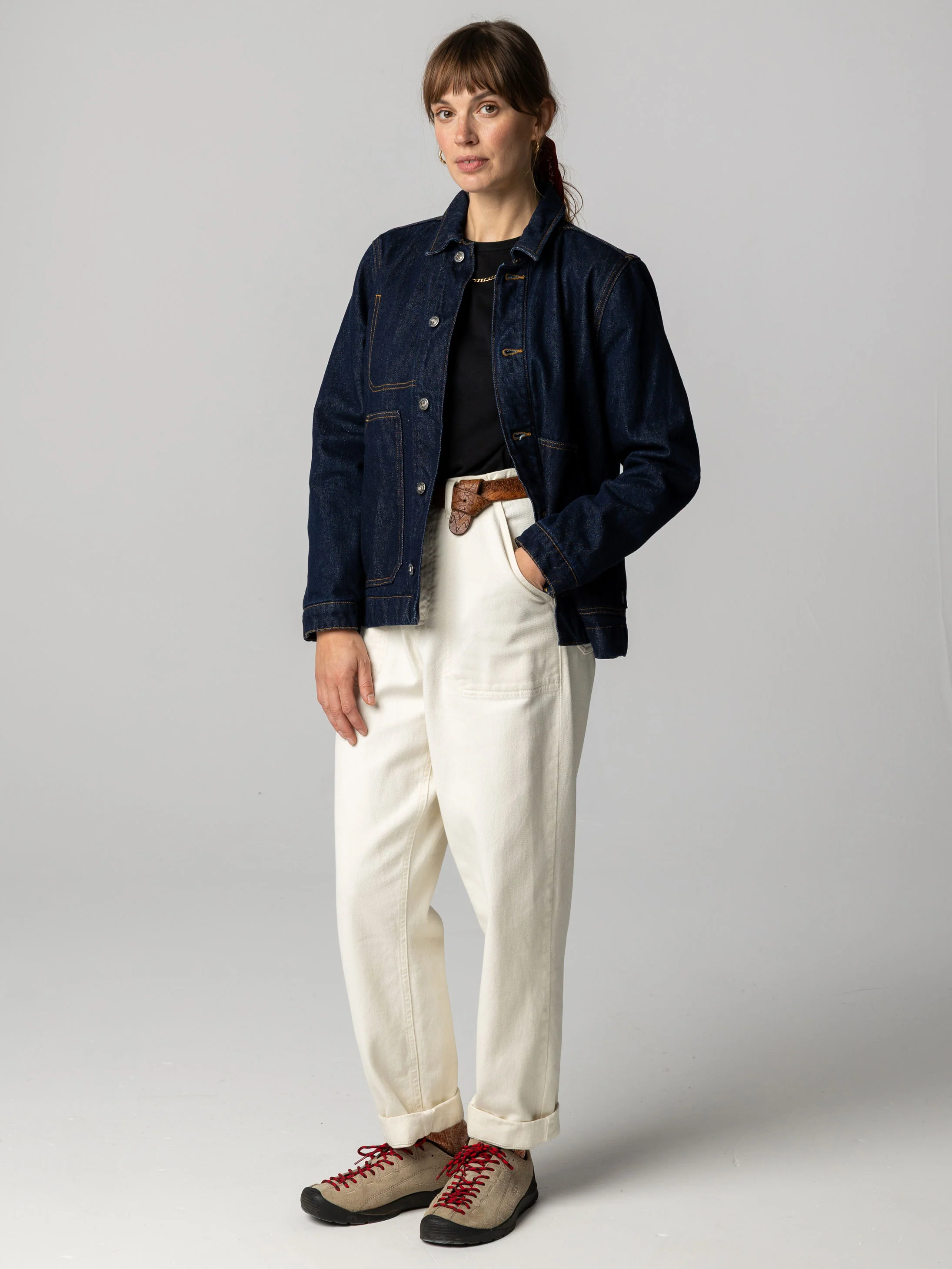 Women's Yarrel Quilted Denim Jacket - Image 2