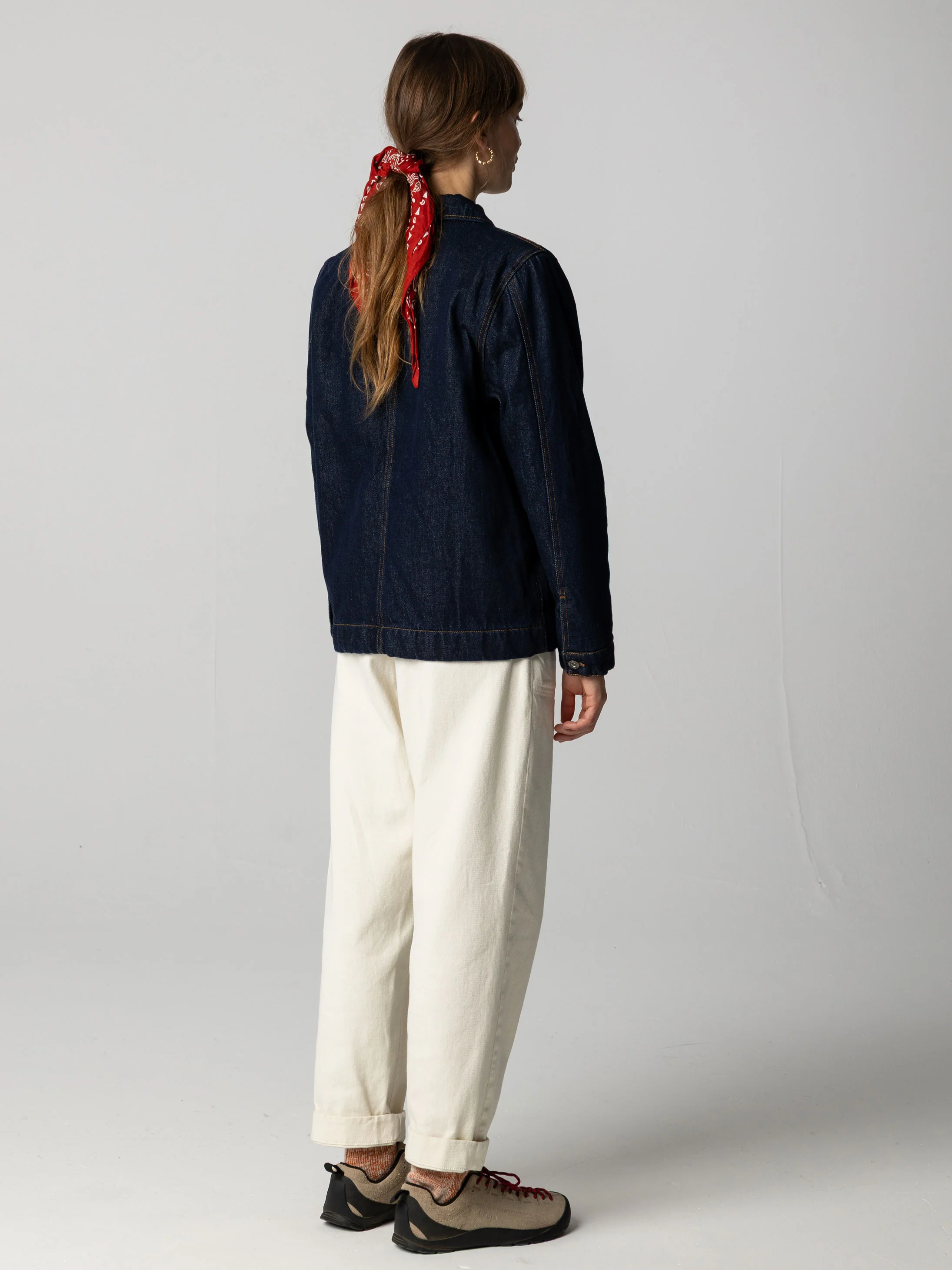Women's Yarrel Quilted Denim Jacket - Image 4