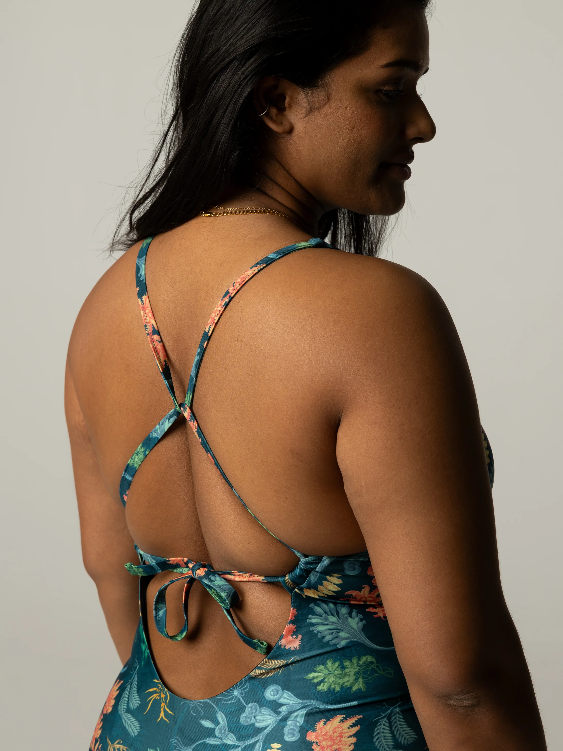 Women's Senara V-Neck Printed Swimsuit - Image 5