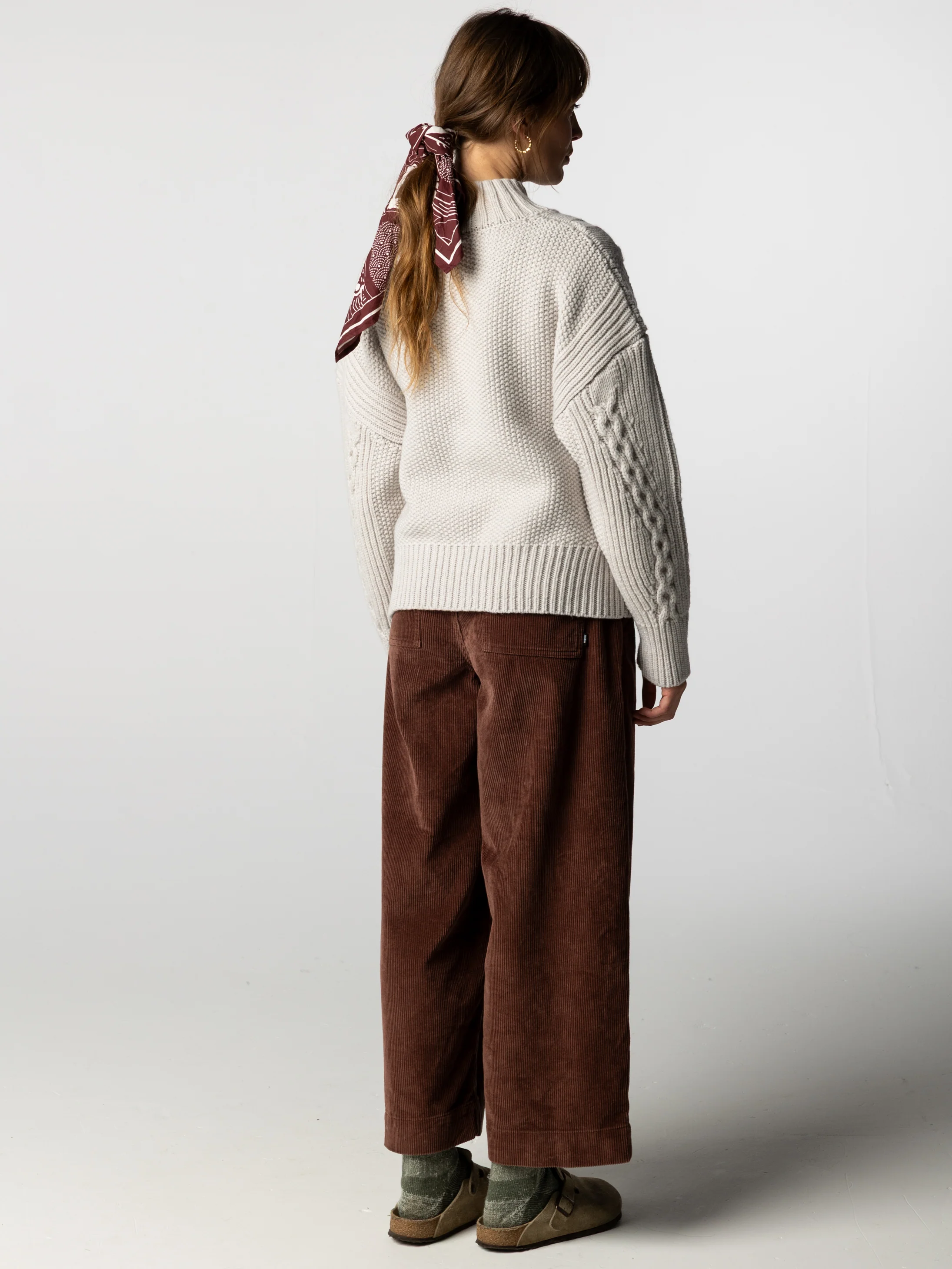 Women's Nova Aran Knit Jumper - Image 4