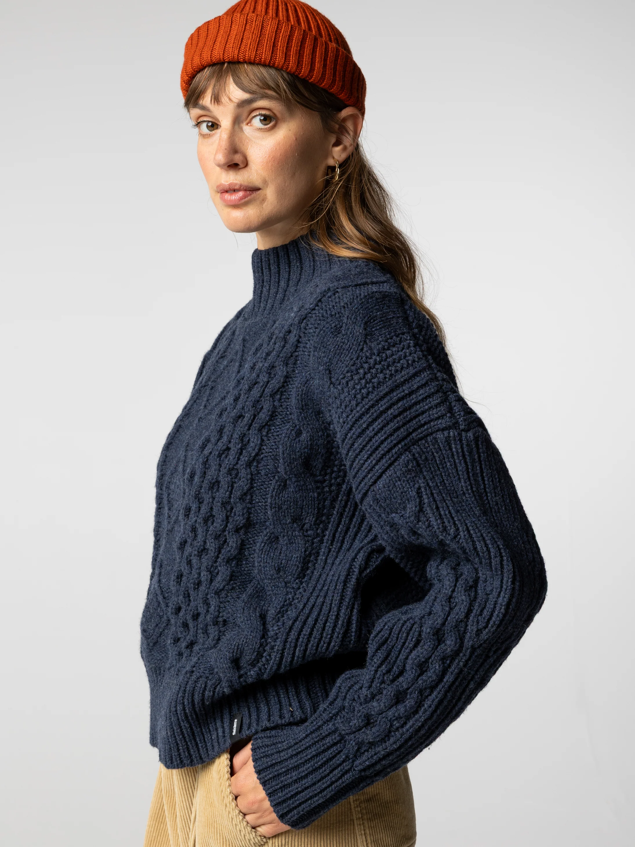 Women's Nova Aran Knit Jumper - Image 3